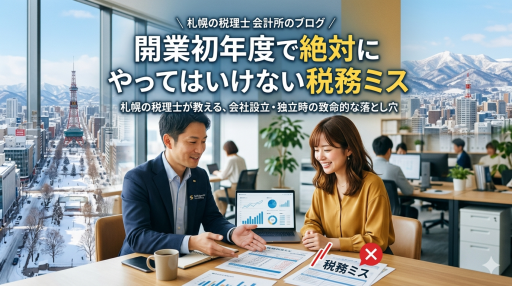 開業初年度で絶対にやってはいけない税務ミス
