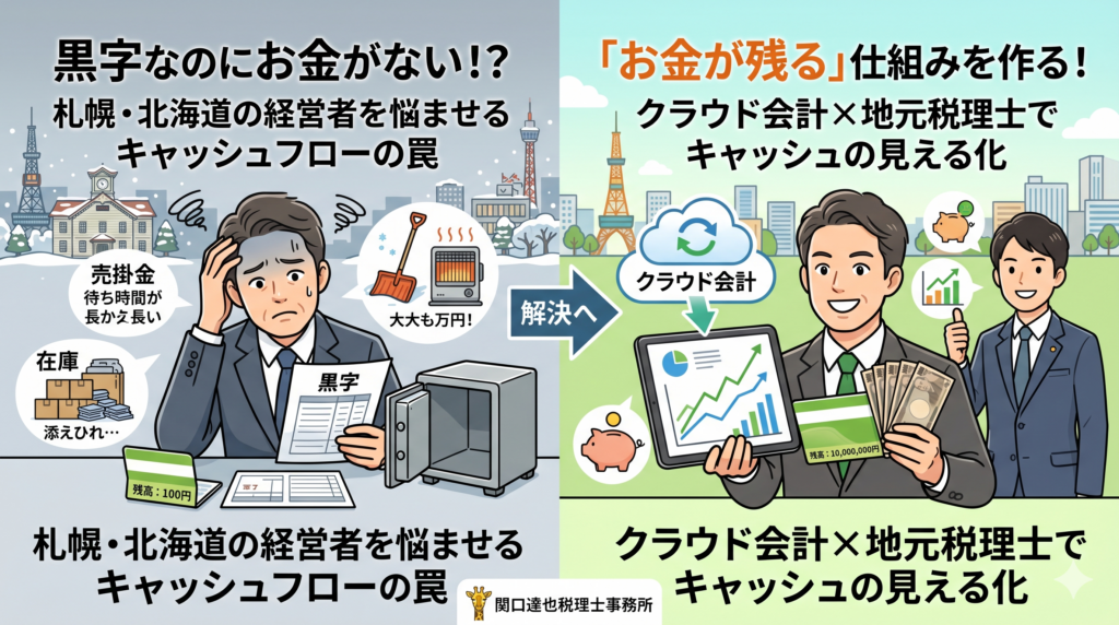 【札幌】黒字なのにお金が残らない理由とは