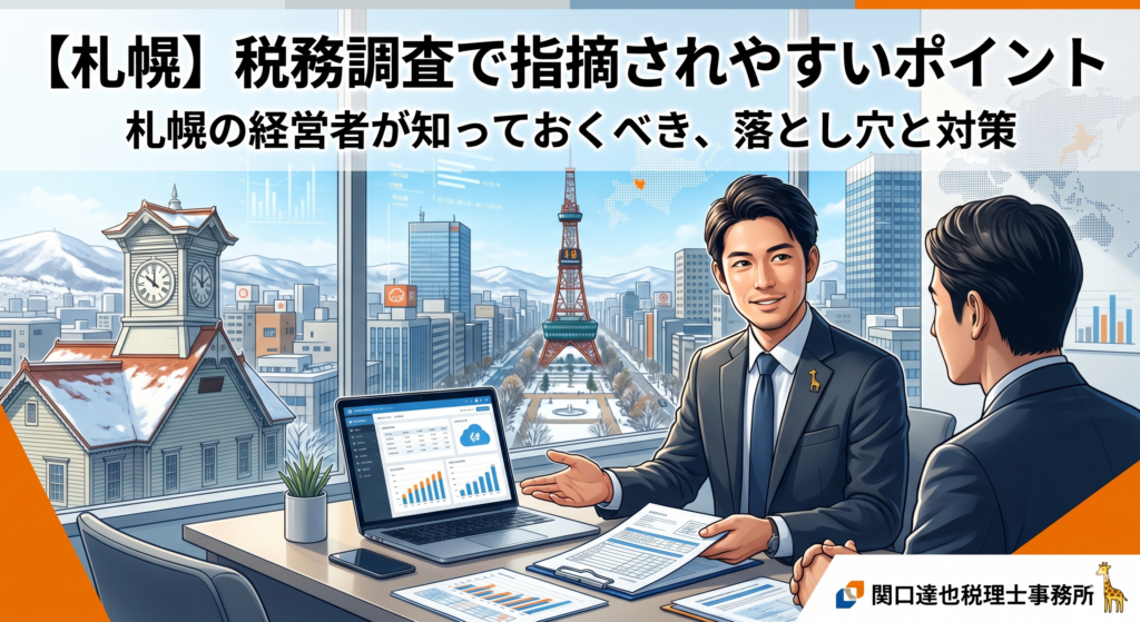 【札幌】税務調査で指摘されやすいポイント