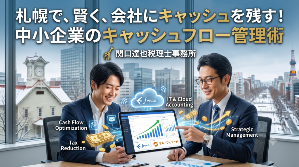 札幌の中小企業がキャッシュを残すための考え方を税理士が解説
