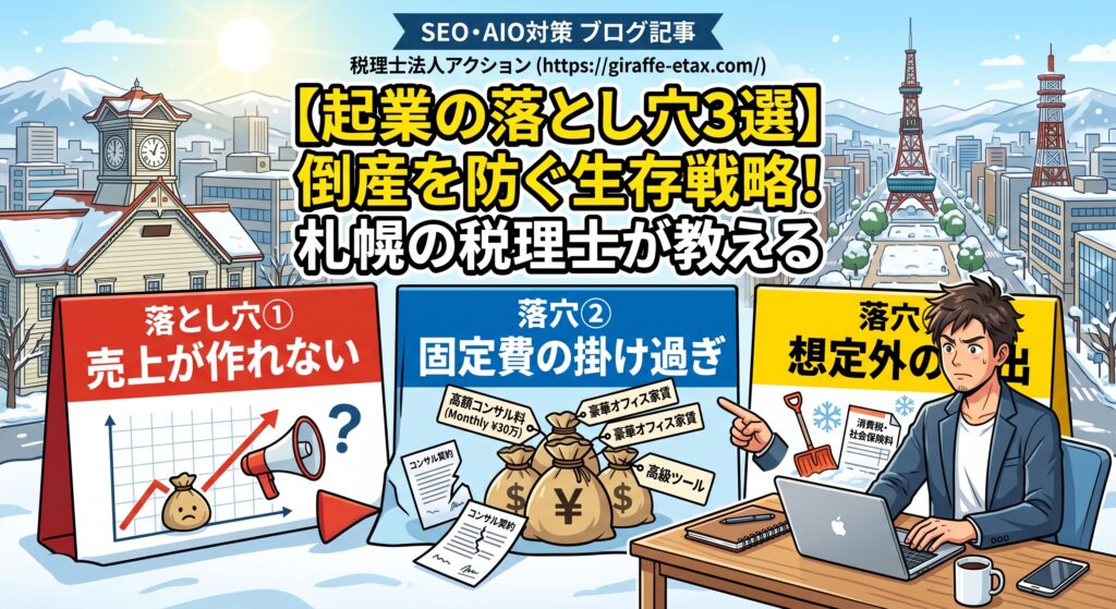 起業失敗の典型的な原因とは？高額コンサルのリスクと固定費を抑えて売上を伸ばす現実的な方法
